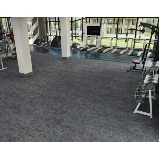 Ковровая плитка Alpine Floor Ротонда серая 5 кв.м 0,5х0,5 м