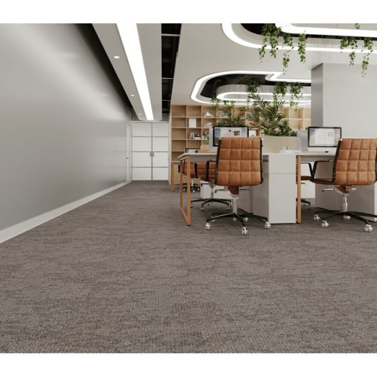 Ковровая плитка Alpine Floor Грейс серая 5 кв.м 0,5х0,5 м