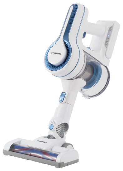 Ручной пылесос StarWind SCH9915, 120Вт, белый/синий