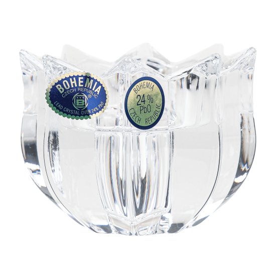 Подсвечник Bohemia Crystal Тюльпан 7.5x7.5 см