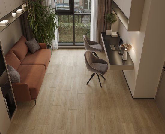 SPC плитка Natisston Дуб Альба класс 34 толщина 4 мм 2.232