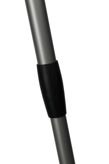 Швабра с плоской насадкой Inloran полипропилен с микрофиброй цвет серый 70-130 см