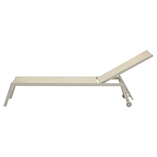 Шезлонг BEGINIA Lazo 200x68x31 см алюминий коричневый