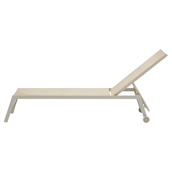 Шезлонг BEGINIA Lazo 200x68x31 см алюминий коричневый