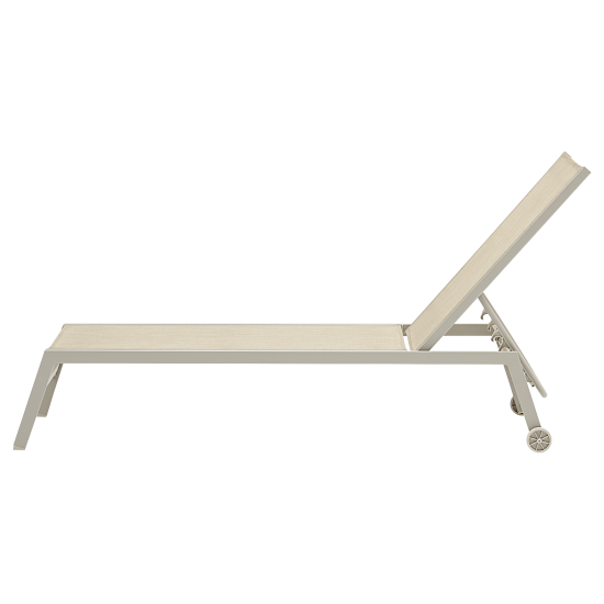 Шезлонг BEGINIA Lazo 200x68x31 см алюминий коричневый