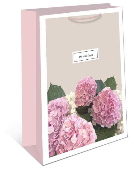 Подарочный пакет Арт и дизайн 26x32x12 см в ассортименте цвет разноцветный