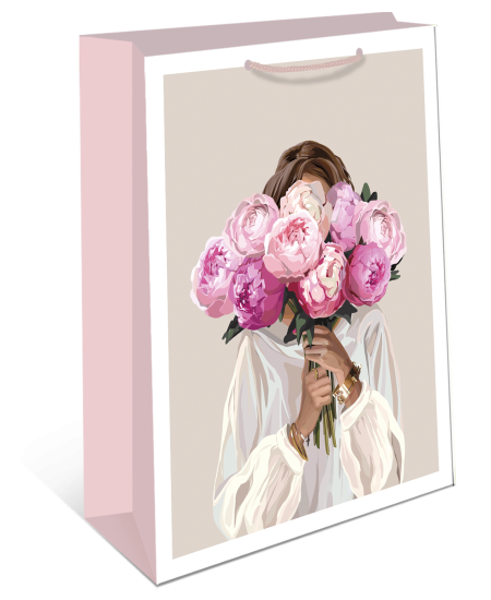 Подарочный пакет Арт и дизайн 26x32x12 см в ассортименте цвет разноцветный