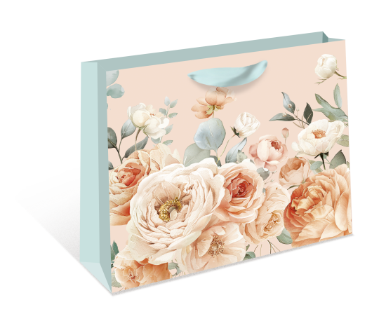 Подарочный пакет Арт и дизайн 32x26x12 см цвет разноцветный