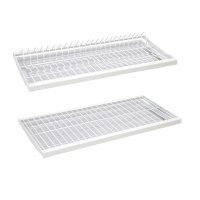 Сушилка для посуды в шкаф Lemax Twist 27x6.3x56.4 см 2 яруса металл цвет белый