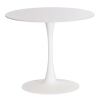 Стол кухонный круглый d0,9 м белый Тулип (21855)
