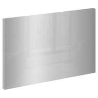 Дверь Лион 59.6x38x1.6 см ЛДСП цвет серебристый