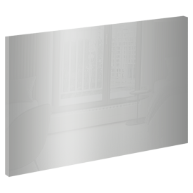 Дверь Лион 59.6x38x1.6 см ЛДСП цвет серебристый