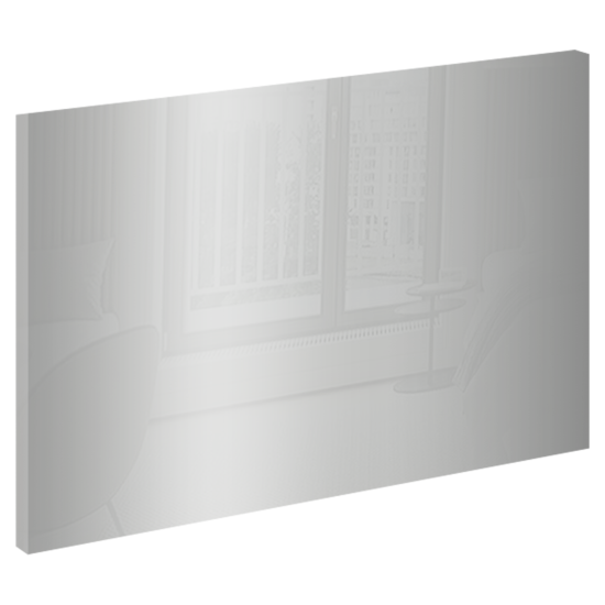 Дверь Лион 59.6x38x1.6 см ЛДСП цвет серебристый