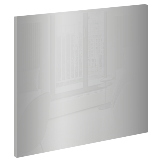 Дверь Лион 39.6x38x1.6 см ЛДСП цвет серебристый