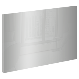 Дверь Лион 39.6x63.6x1.6 см ЛДСП цвет серебристый