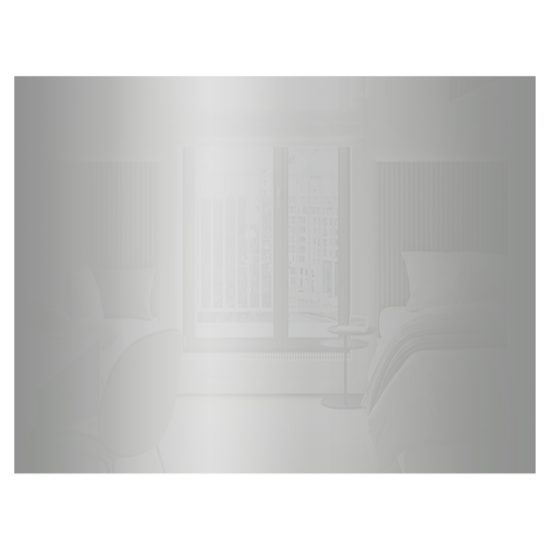 Дверь Лион 39.6x63.6x1.6 см ЛДСП цвет серебристый