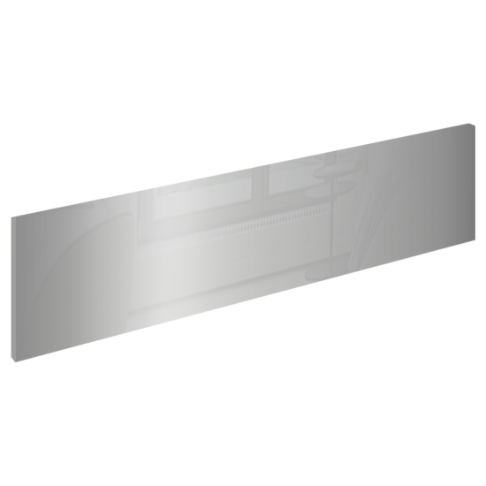 Дверь Лион 59.4x193.8x1.6 см ЛДСП цвет серебристый