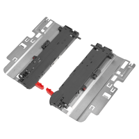 Скрытый механизм Push to Open KONSENSA 257x160 мм пластик цвет серебро 2 шт.
