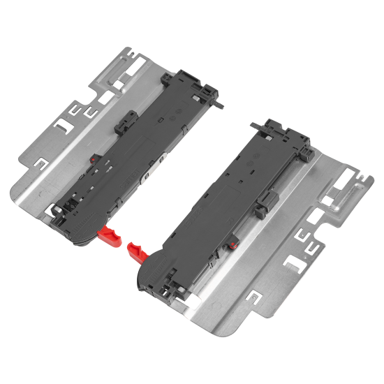 Скрытый механизм Push to Open KONSENSA 257x160 мм пластик цвет серебро 2 шт.