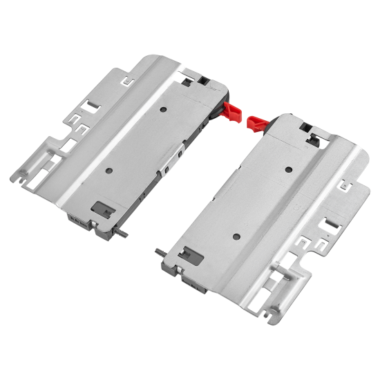 Скрытый механизм Push to Open KONSENSA 257x160 мм пластик цвет серебро 2 шт.