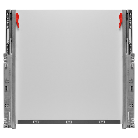 Выдвижной ящик с доводчиком 60x19x50 см KONSENSA ЛДСП/металл цвет серый