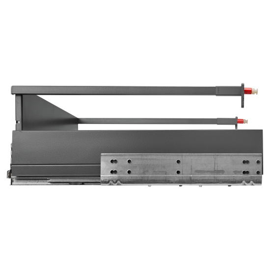 Выдвижной ящик с доводчиком 60x19x50 см KONSENSA ЛДСП/металл цвет серый