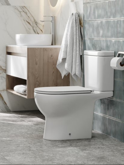 Унитаз-компакт Watersense Lidiavortex безободковый торнадо сиденье с микролифтом двойной смыв
