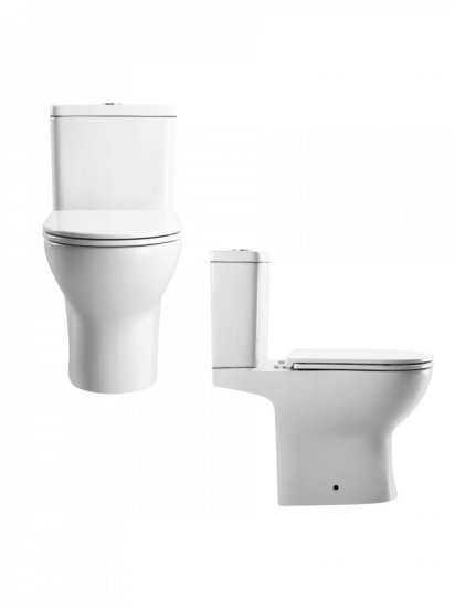 Унитаз-компакт Watersense Lidiavortex безободковый торнадо сиденье с микролифтом двойной смыв