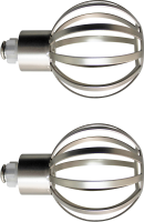 Наконечник Филар большой металл цвет никель 7 см 2 шт.