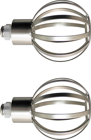 Наконечник Филар большой металл цвет никель 7 см 2 шт.