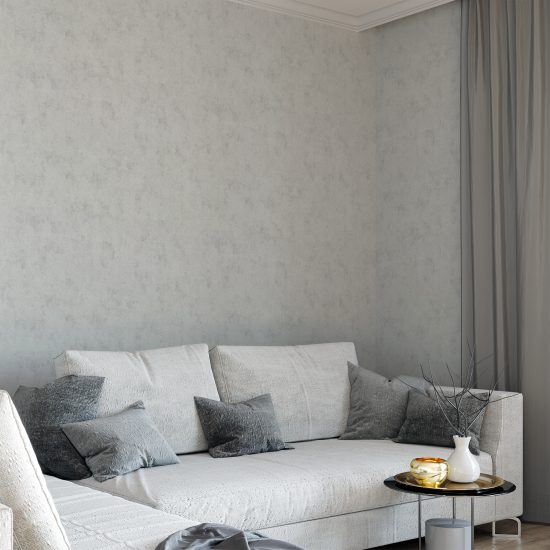 Обои флизелиновые Kreaforta Decobeton светло-серые 1.06 м KF72016-14