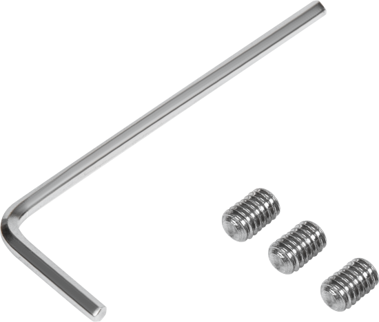 Держатель для третьей штанги металл цвет никель 4.7 см