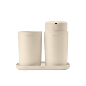 Набор аксессуаров для ванной Brabantia ReNew 3 предмета пластик бежевый