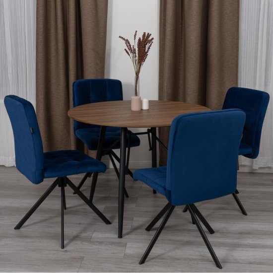 Стул крутящийся Medeo синий (24991)