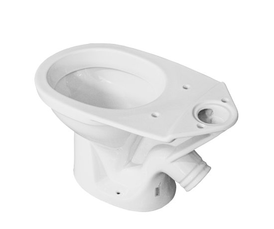 Унитаз строительный керамический Рива