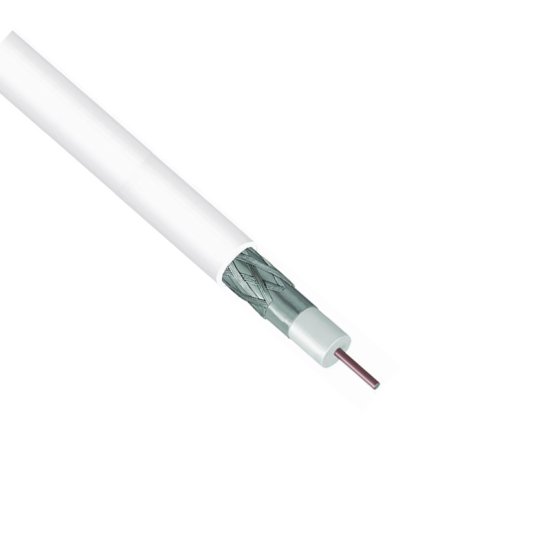 Кабель телевизионный Electraline RG 6 80 Ом 1 м