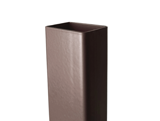 Столб для забора 60x40 мм 2.5 м RAL 8017 коричневый