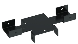 Кронштейн для забора Vegastok 60x40 мм сталь RAL 7024 темно-серый