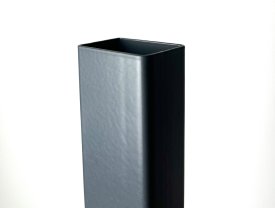 Столб для забора 60x40 мм 2.5 м RAL 7024 темно-серый