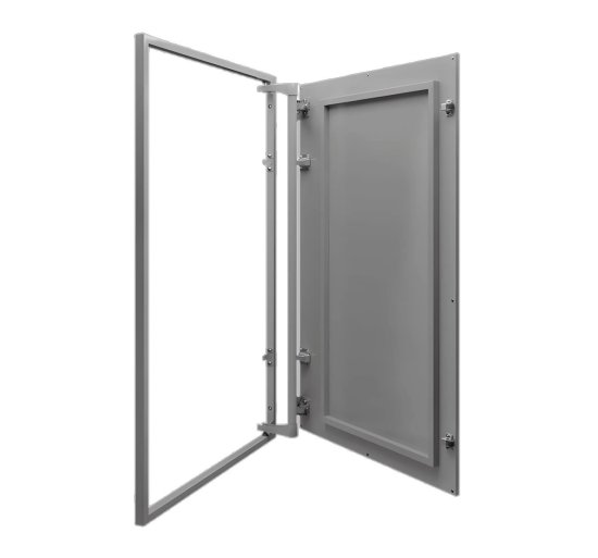 Люк скрытого типа нажимной Хаммер Феррум сталь 60x120 см