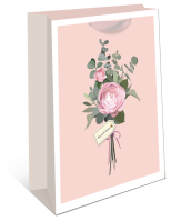 Подарочный пакет Арт и дизайн 26x32x12 см цвет разноцветный