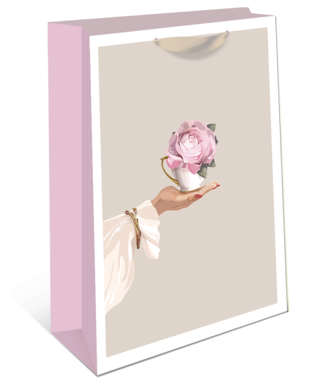 Подарочный пакет Арт и дизайн 26x32x12 см цвет разноцветный