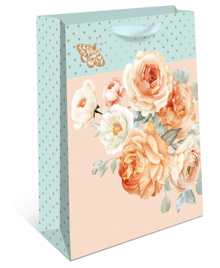 Подарочный пакет Арт и дизайн 26x32x12 см цвет разноцветный