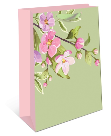 Подарочный пакет Арт и дизайн 26x32x12 см бумага цвет разноцветный