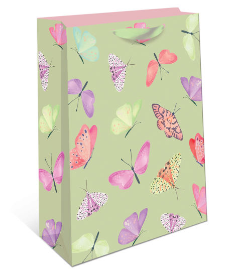 Подарочный пакет Арт и дизайн 26x32x12 см бумага цвет разноцветный