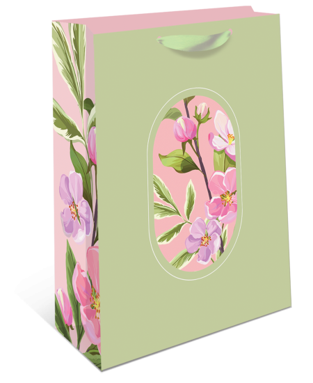 Подарочный пакет Арт и дизайн 26x32x12 см бумага цвет разноцветный