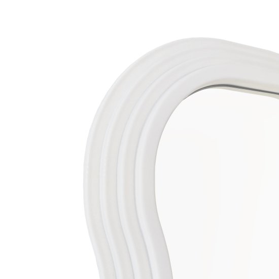 Зеркало декоративное Nuage фигурное 55x125 см пластик цвет белый