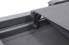 Шезлонг BEGINIA Kreo 191x60 см сталь серый