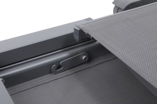 Шезлонг BEGINIA Kreo 191x60 см сталь серый