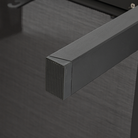 Шезлонг BEGINIA Kreo 191x60x30.5 см алюминий серый